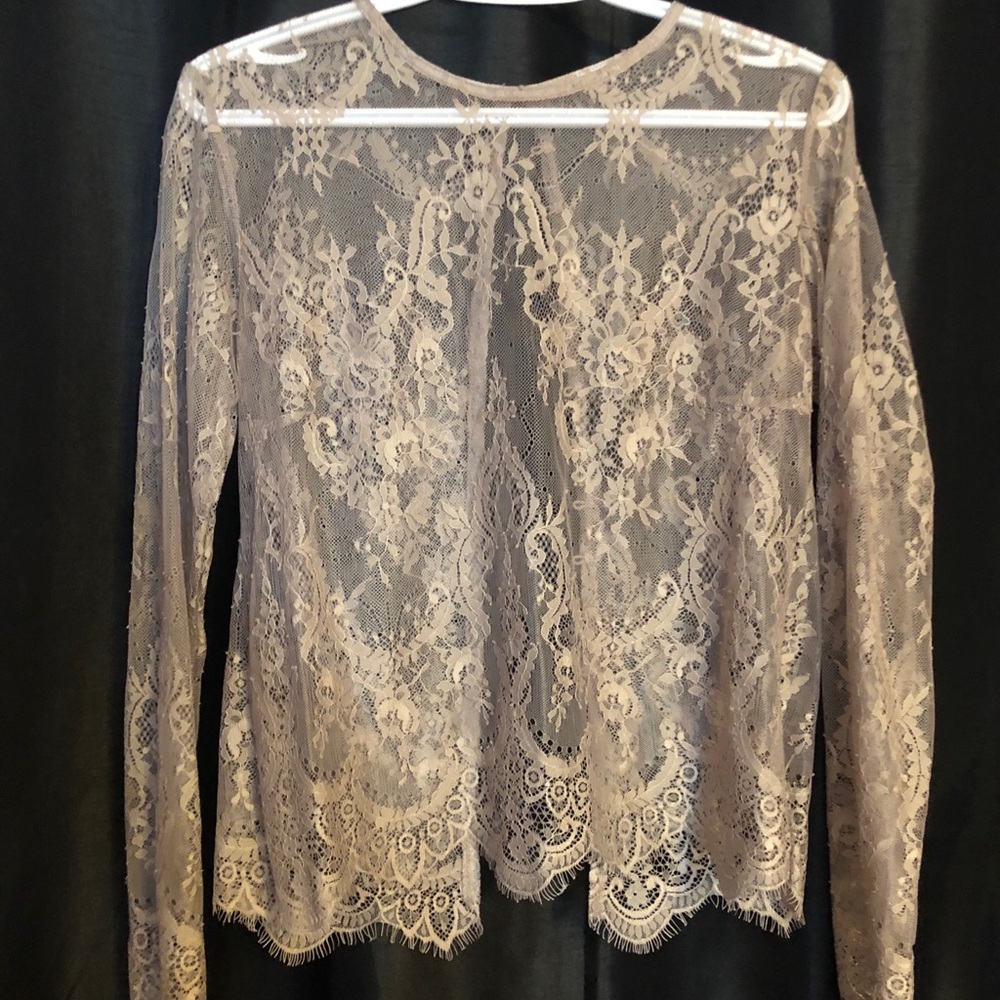 Long sleeve shirt cardigan